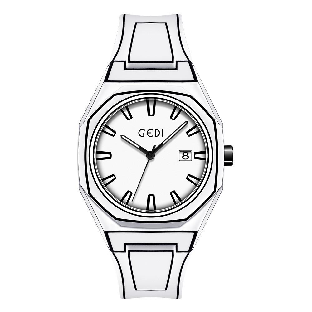 Minimalist Anime Style Student Watch With Luminous Dial And Date For Men And Women