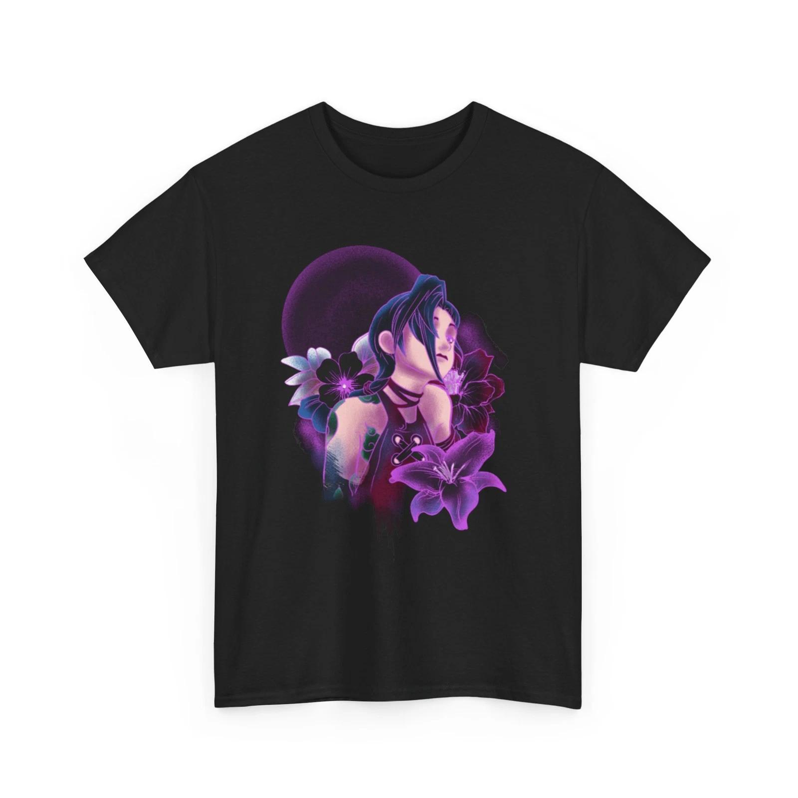 League of Legends T-Shirt | Flower Jinx T-Shirt | Jinx Shirt 4XL