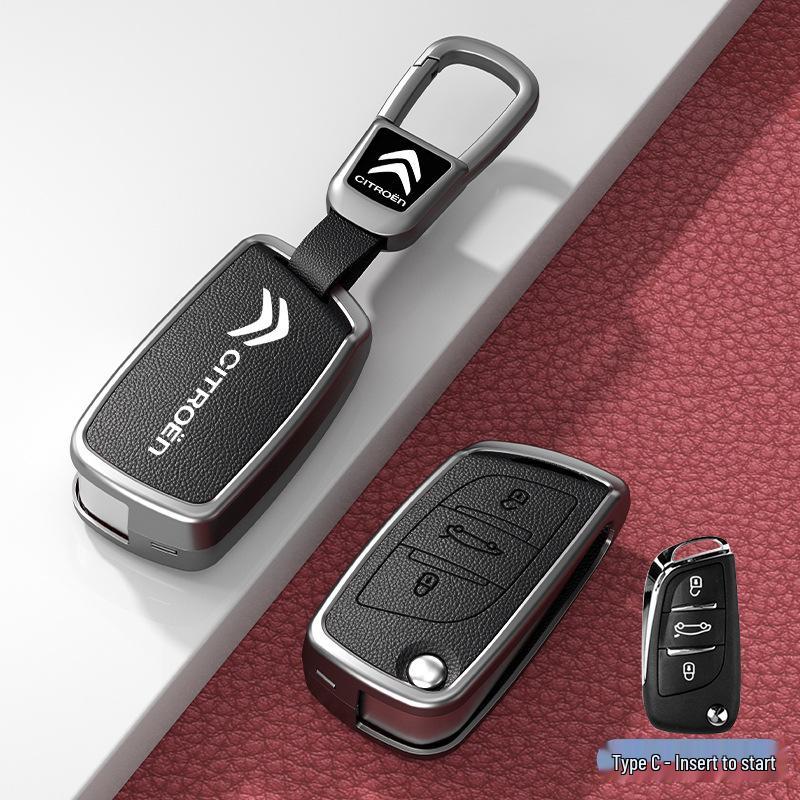 Car Key Cover & Buckle for Citroen C3XR, C4L, Tianyi, C5, C4 Sega, Elysee, C6 Models