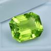 Sttuning Emerald Cut 9.80 Ct Natural Peridot Green CERTIFIED Rare Loose Gemstone AR-1409