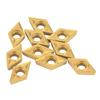 10 STÜCKE DCMT070204 US735 DCMT21.51 CNC Beschichtete Hartmetall-Wendeplatte Drehwerkzeug mit Schraubenschlüssel