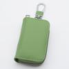 Men Key Holder Housekeeper Leather Car Key Wallets Keys Organizer Women Keychain Covers Zipper Key Case Bag Unisex Pouch Purse