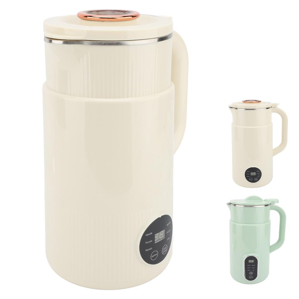 Electric Soy Milk Maker Stainless Steel X Shaped Blades Low Noise Intelligent Touch Panel Soybean Mi