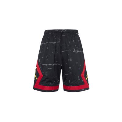 Logo Printed Straight Loose Casual Shorts Men Bottoms Black AQ0621-010