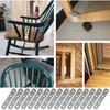 20pcs Flat Straight Brace Brackets Sturdy Stainless Steel Mending Plates Home Accessory for Wood Furniture Daily Use