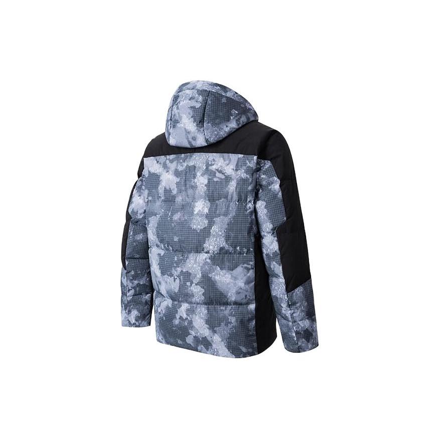 Anta Variety Training Collection Down Jacket Men's Snowflake White/All Over Print 152347946-4