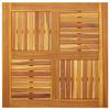VidaXL Table Top 80x80x2.2 Cm Square Solid Acacia Wood, Replacement Table Top, Wooden Furniture Top, 4004256