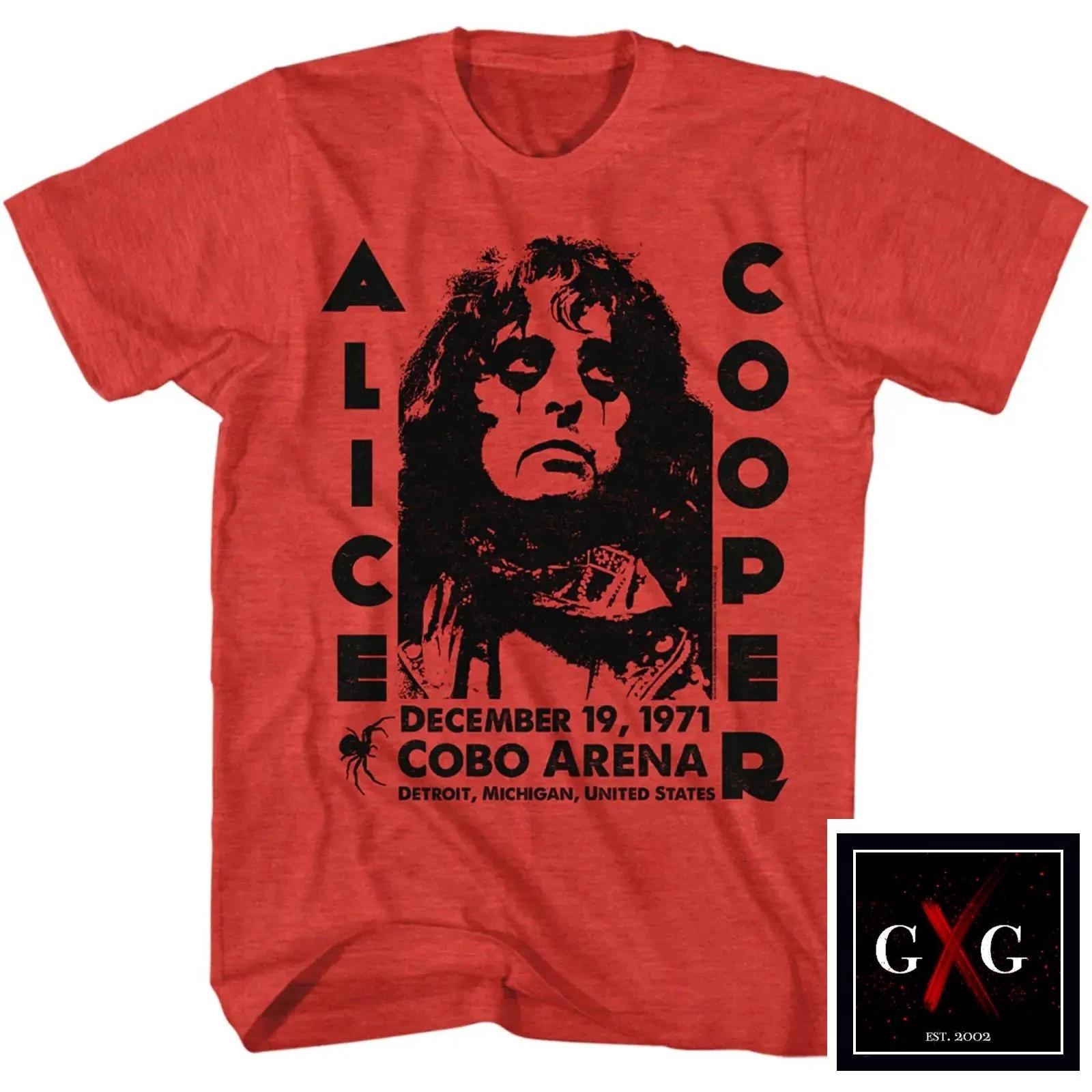 ALICE COOPER CD обложка COBA ARENA ДЕТРОЙТ 1971 Официальная РУБАШКА XL Люблю это смерть XL