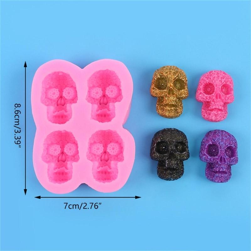 Silicone Dessert Molds Skull Shape Cake Baking Mold Candy Mould Chocolate Moulds Perfect for Baking and Chocolate Making