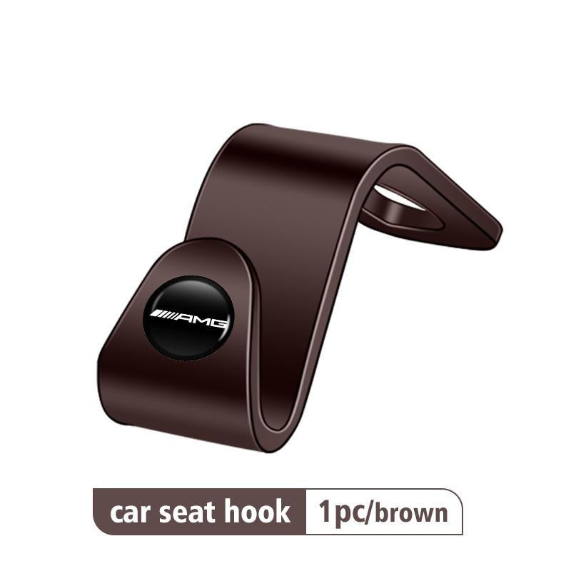 4pcs Car Rear Seat Hook Storage Hanger Organizer Accessories For Mercedes Benz AMG W204 W205 W203 W211 W201 W210 W108 W124 W126 MV7
