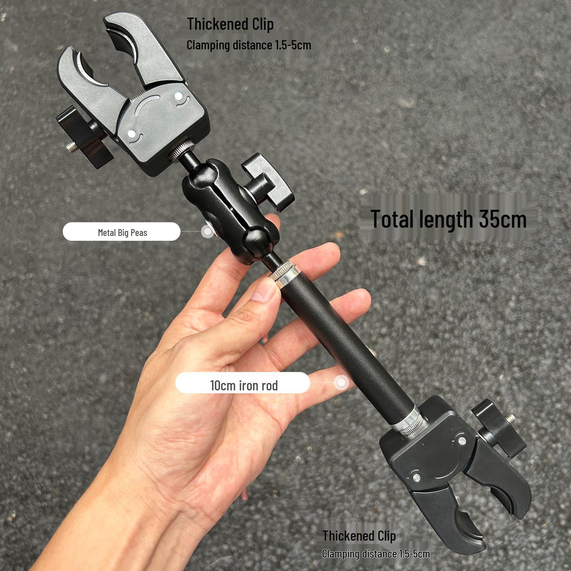 

Double-Ended Metal Extension Rod Clamp with 360° Rotation, Large Size