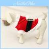Adorable Dog Christmas Outfit Santa Suit For Holiday Parties Cozy Acrylic Material