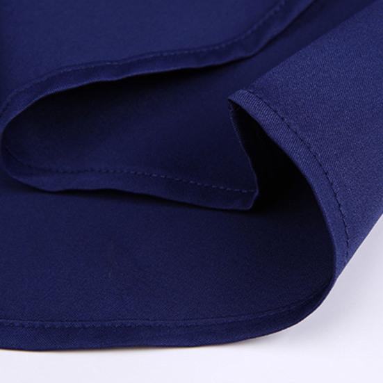 Herreskjorte Ensfarget Enkeltspent Formell Slim Fit Høstskjorte for Daglig Bruk