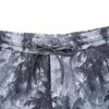 Qipai Men's Resort Series Summer Coconut Print Straight Shorts