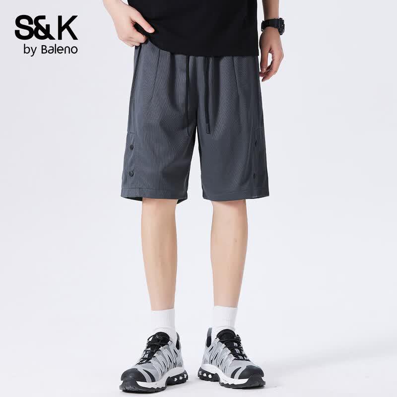 Baleno Men s S&K Cool-Feel Ice Silk Casual Shorts 2XL