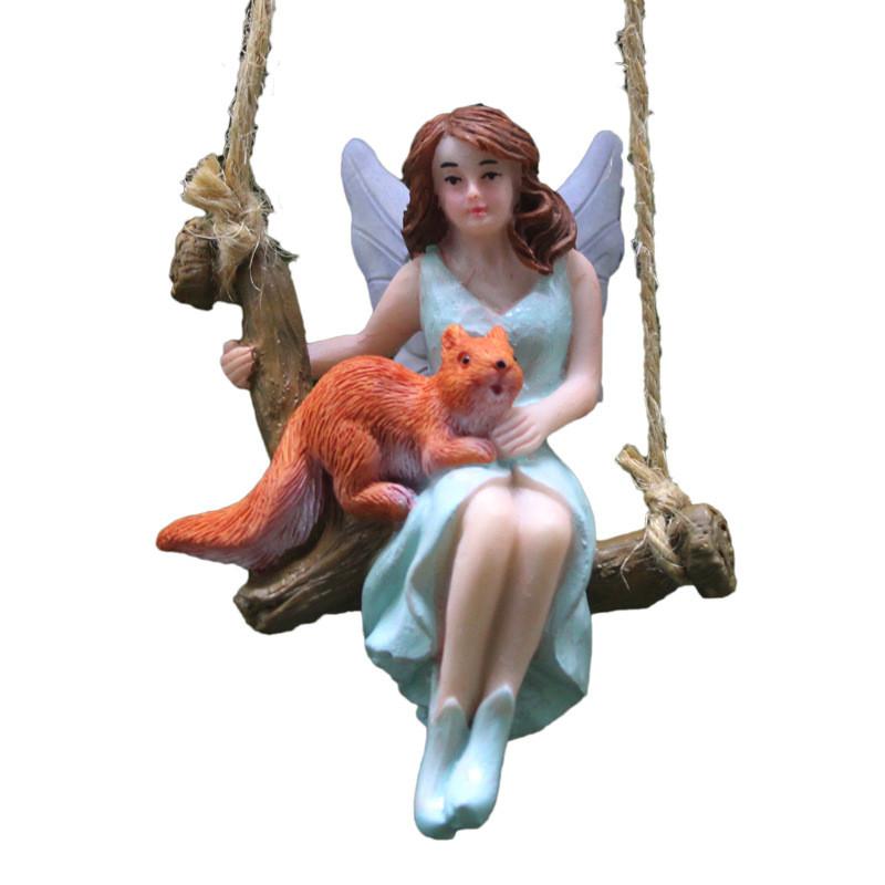 

Садовый персонаж Фея Смола Фигурка Декоративный стиль Юбилей Фестиваль Подарок