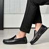 Mens Slip On Flats Outdoor Men's Shoes New Men's Comfortable Loafers Men Leather Dress Shoes Breathable Casual Footwear