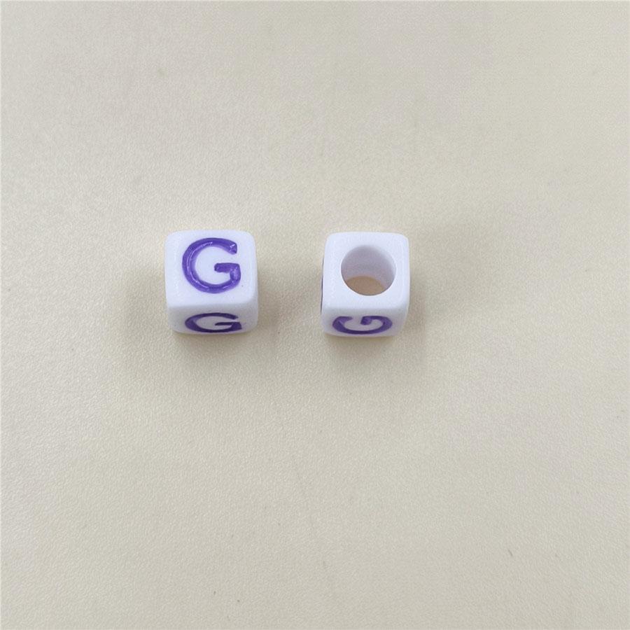 Acrylic Beads 100 Pcs/lot Letter Bead Jewelry Finding For DIY Necklace Bracelet Fashion Wholesale New 6mm High-quality