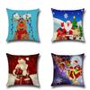 Christmas Cartoon Printed Cushion Cover Ultra Soft For Home Office Sofa Decor Gift