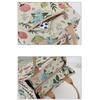 Aesthetic Floral Print Lunch Bag Insulated Large Capacity Lunch Bag Thermal Cooler Handbag For School Work Travel Picnic