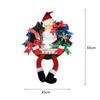 Christmas Door Wreath Santa Claus Door Hanging Wreath Party Decorations