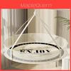 Polyester Foldable Clothes Drying Basket With Double Layer Mesh For Home Use