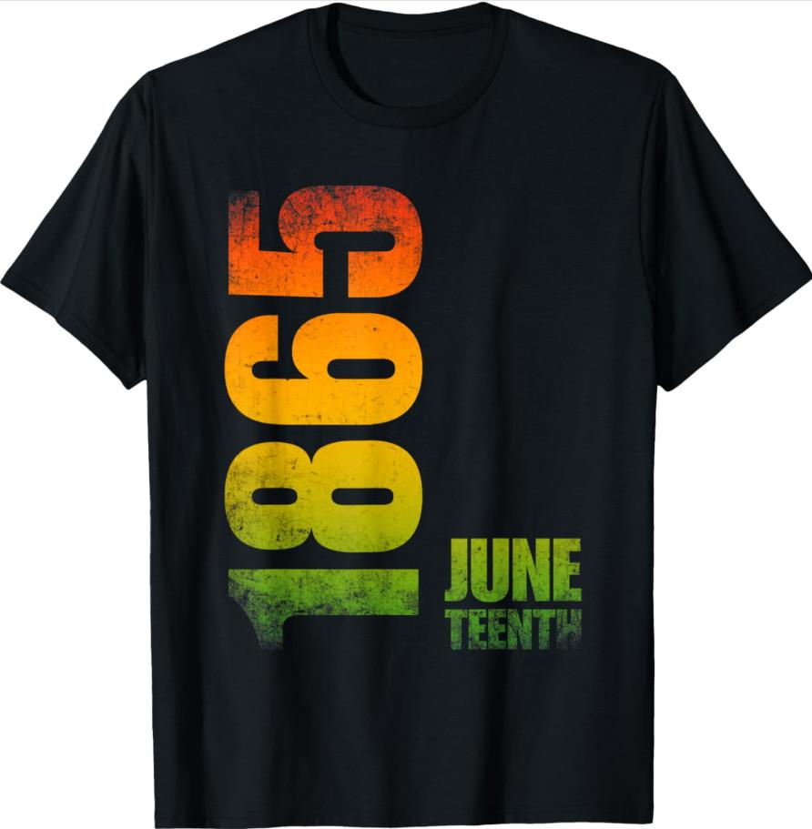 Juneteenth 1865 African American Juneteenth Freedom 2025 USA T-Shirt S