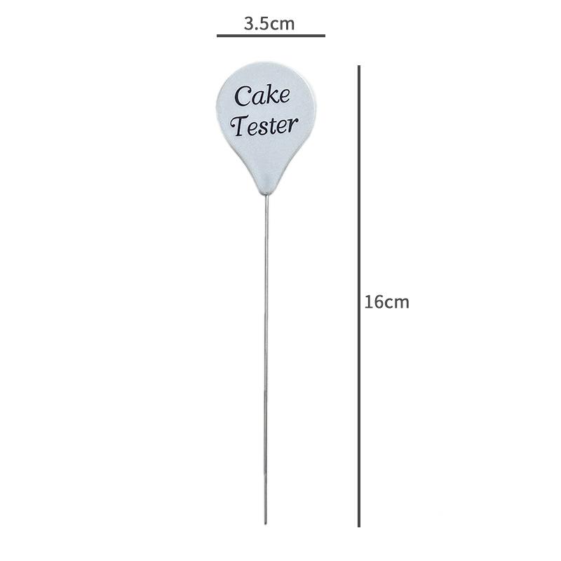 

Cake Tester Probe Reusable Stainless Steel Cake Testing Needle Sticks For Bread Biscuit Muffin Pancake Baking Accessories белый