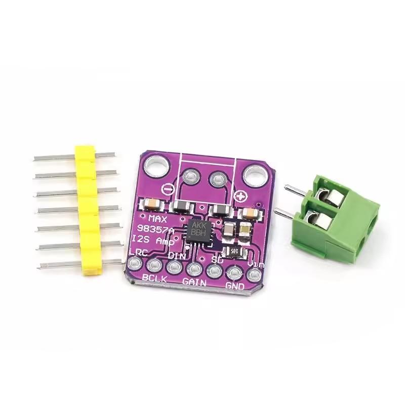 

Max98357 I2S 3W Class D Amplifier Breakout Interface Dac Decoder Module Filterless Audio Board For Raspberry Pi Esp32 Max98357