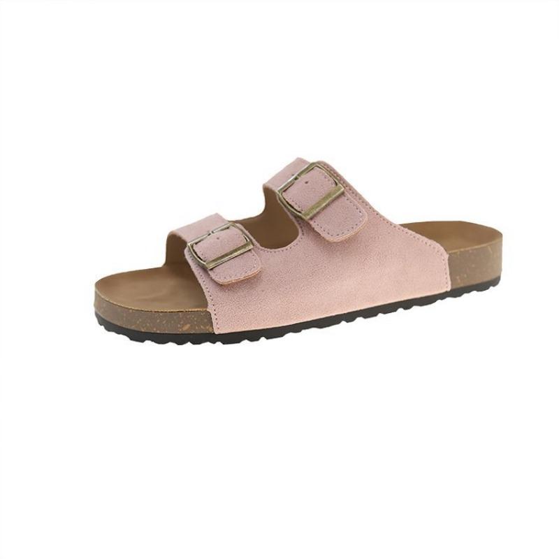 Daily Casual Summer New Thick-soled Outer Wear Cool Slippers Lazy Word Beach Slippers Women