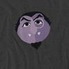 Sesame Street Unisex Adult Glower Count von Count Heather T-Shirt