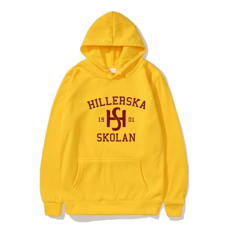 Young Royals Hillerska Skolan Sudadera con capucha Hillerska Skolan Sudadera con capucha unisex Sudaderas con capucha gráficas J