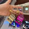 Cartoon Car Creative Keychain Pendant Colorful Shaker Toy Creative Gift Novelty