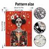 Halloween pearl painting art full pearl handmade diy home decorations floral lady pattern