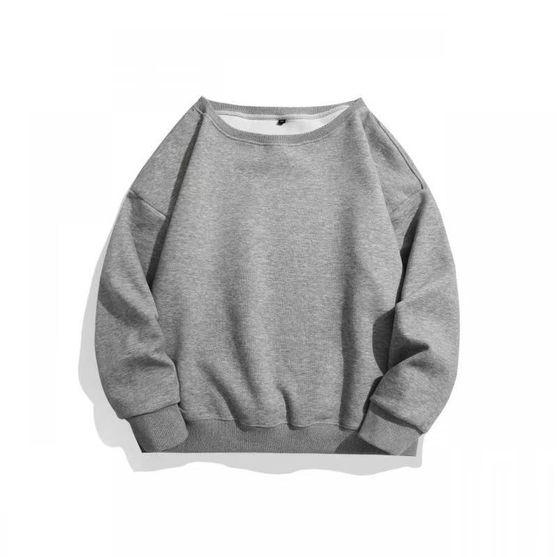 Dámská trendy mikina s přepadlými rameny - 2025 Huamian s kulatým výstřihem, 320g volný střih pulovr módní svrchní oděv