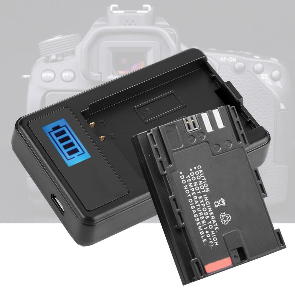LP E8 Camera Battery LPE8 + LCD Single Charger for Canon EOS 550D 600D 650D 700D
