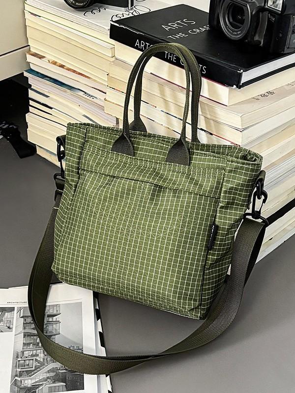 Sac Cabas Décontracté en Nylon avec Poches Zippées pour le Voyage Quotidien en Plein Air