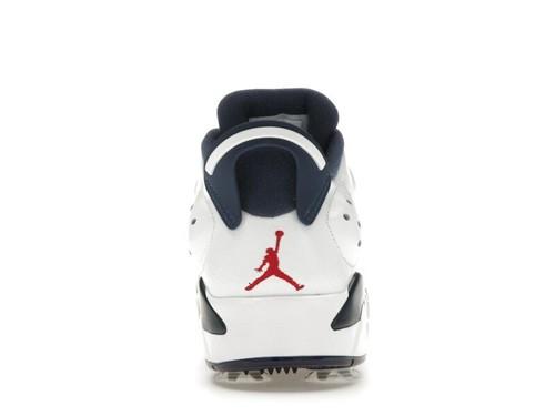 Air Jordan 6 Retro Golf Low Olympic - DV1376-101
