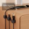 36/16/8/4PCS Magnetic Cable Clips Cable Smooth Adjustable Cord Holder Under Desk Cable Management Wire Keeper Cable Organizer