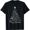 Music Notes Christmas Tree Musical Teacher Music Xmas Tree T-Shirt