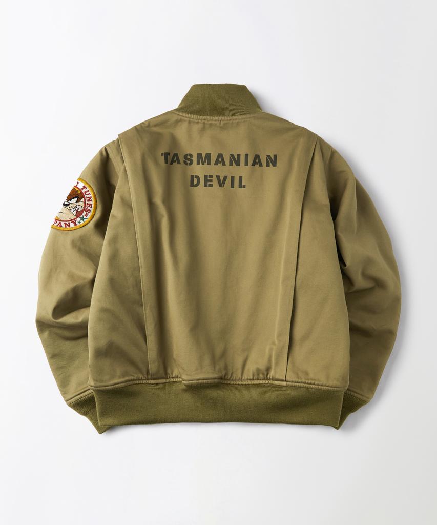OUTSTANDING [Looney Tunes] Tanker Jacket_Khaki