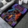 Tappeto Demon Slayer per Soggiorno Camera da Letto Casa Decorazione Divano Gioco Bambini Tappetino Antiscivolo per Pavimento