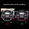 Für Denza Z9GT Z9 GT 2026 2026 Auto Lenkradbezug Napa Leder Anti-Rutsch Auto Griffabdeckungen Auto Innenzubehör