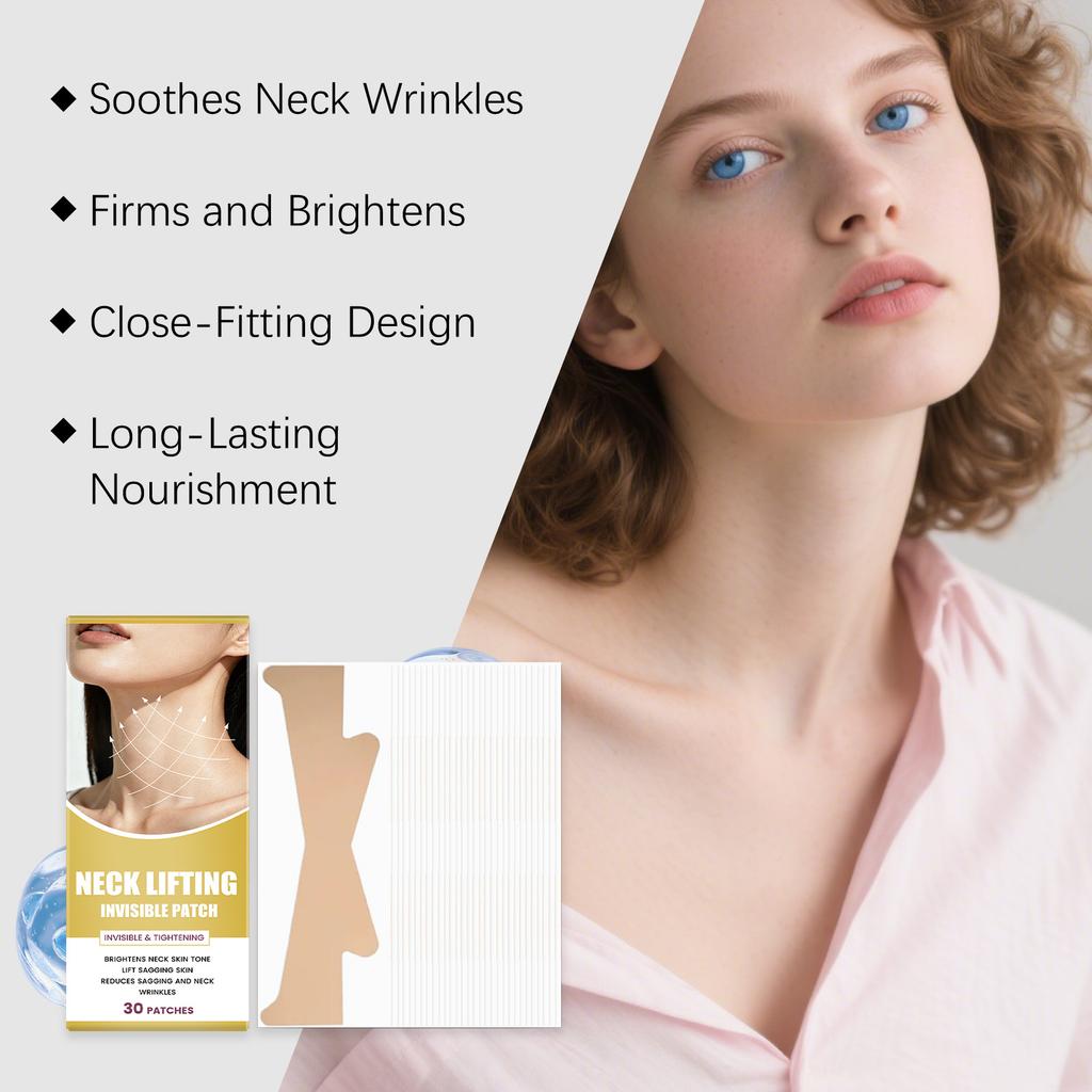 Invisible Neck Care Patches Daily Gentle Moisturizing Neck Contour Comfort Care Skin Smooth Portable Patch
