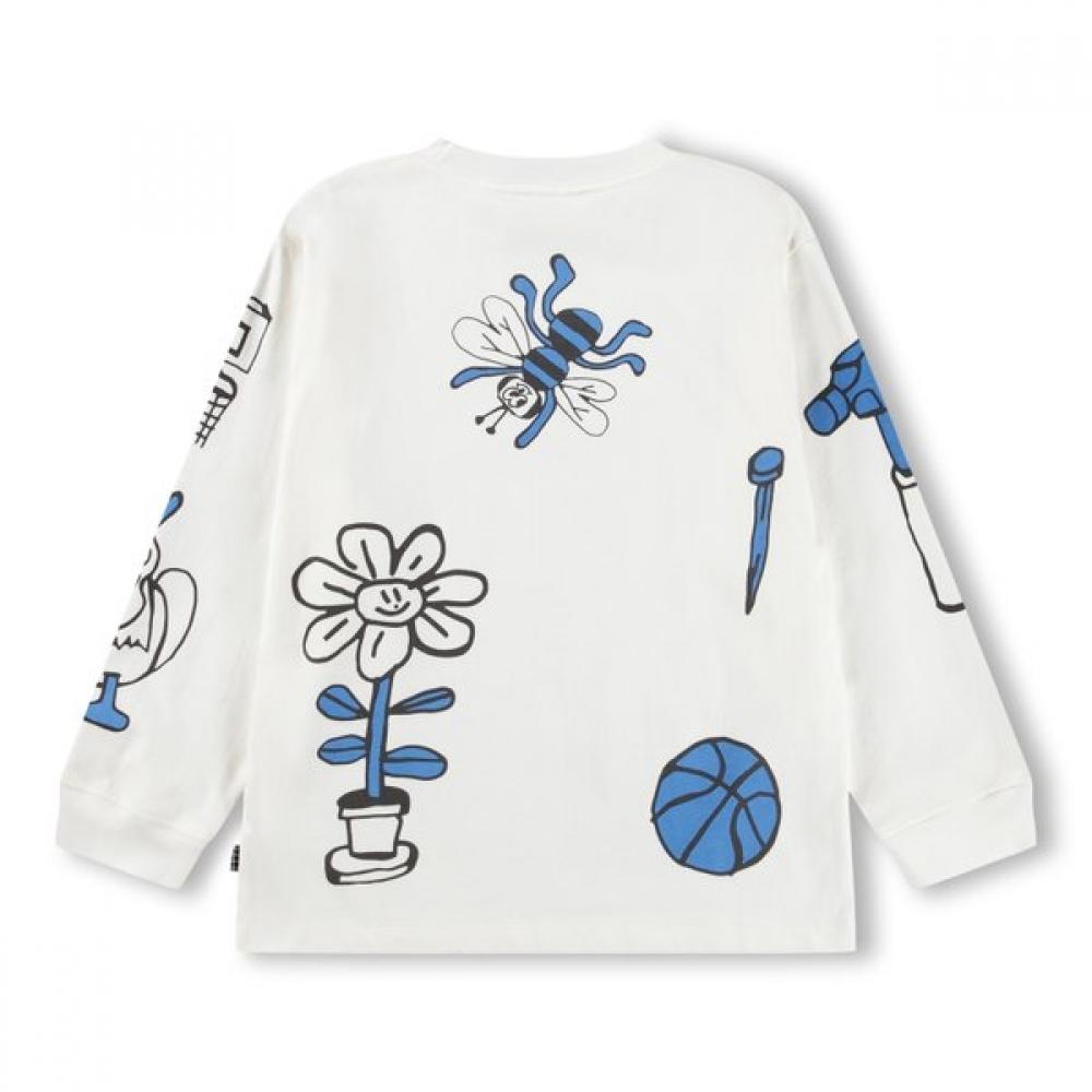 Molo Rube Play Drawing Long Sleeve T shirT 3 8 Years akis9Ts030