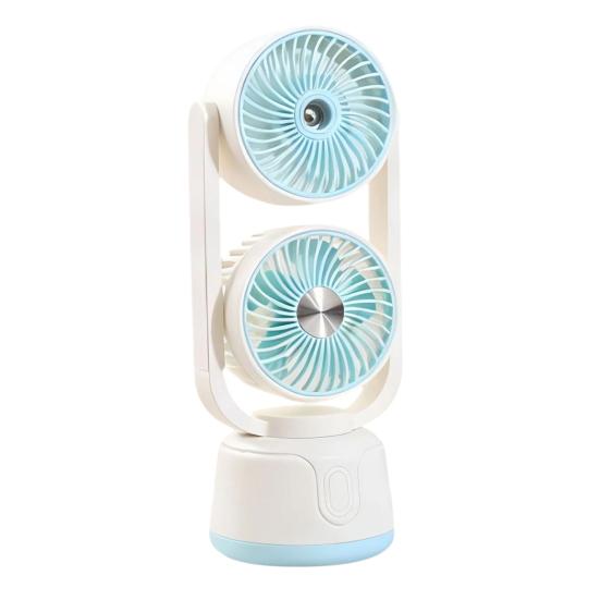 Misting Cooling Fan, Portable USB Handheld Fan with Water Spray, Desktop Mini Fan for Office Home, Personal Humidifier