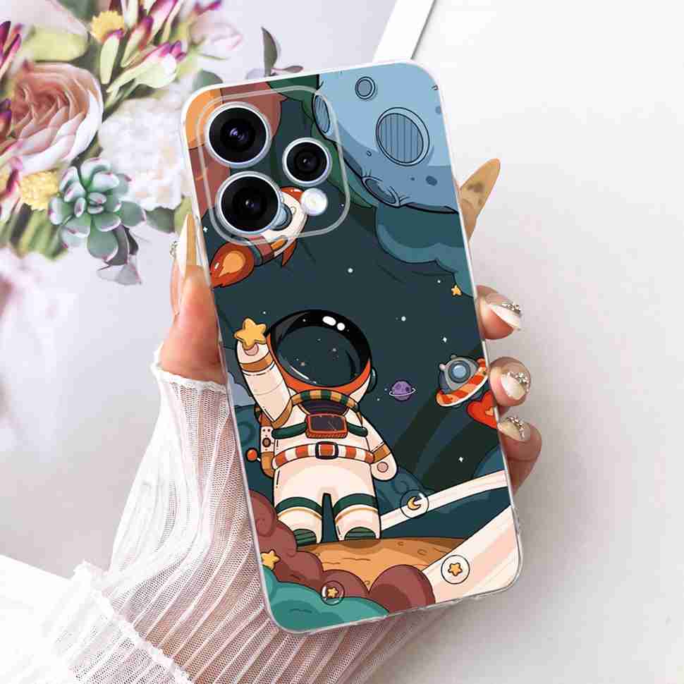 Para Oppo Reno15 5G Funda Flor Colorida Silicona Suave Cubierta Trasera Para Oppo Reno15 Reno 15 5G CPH2825 Carcasa de Teléfono Fundas