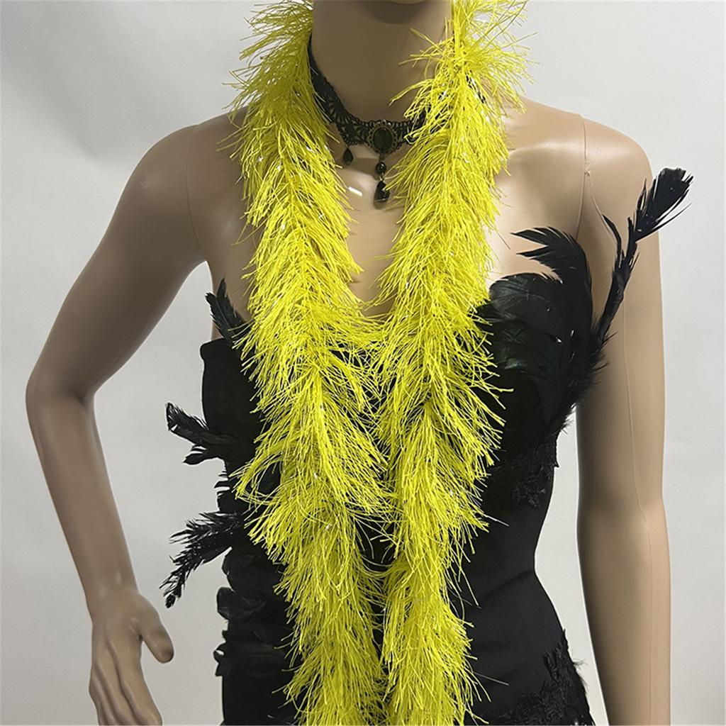 Colorful Boas Decoration for Women Dancing Party Dress up Artificial Boas for Dancing Wedding Party Halloween Cosplay