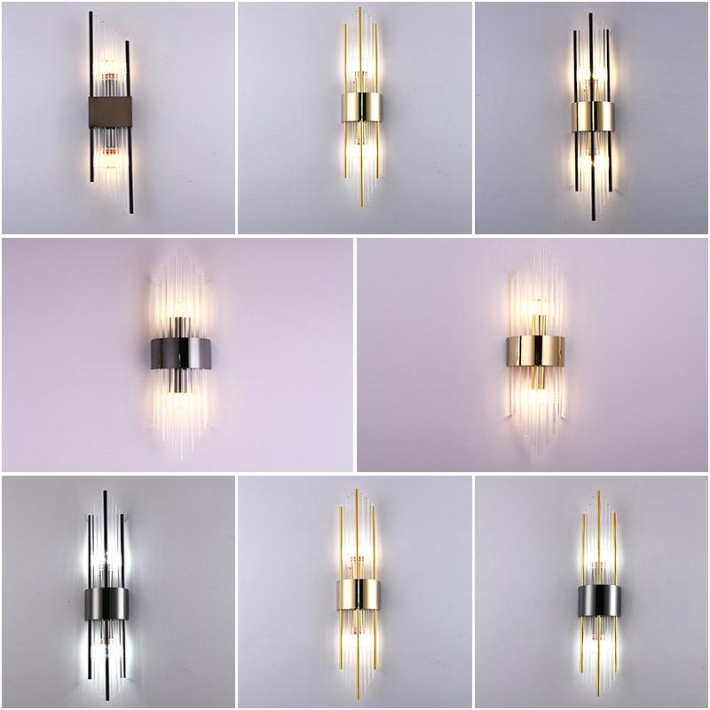 Elegant Luxury Glass Wall Lamp for Living Room, Bedroom, Hotel, or Bedside - Designer Style with Personality