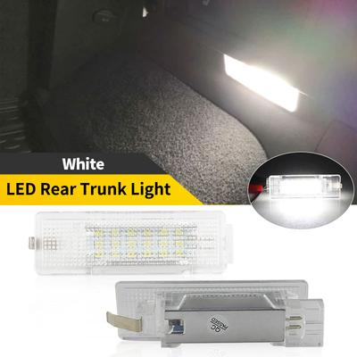 1PC/2PCS LED White Interior Trunk Light Lamp For VW Beetle A5 Caddy Jetta Golf Mk5/6/7 Passat B6/7/8 Seat Leon Toledo Cordoba